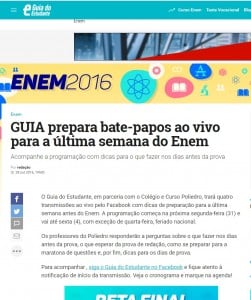 Guia do estudante