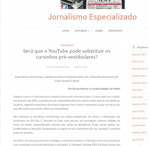 Blog jornalismo espe