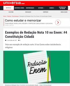 Universia redacao 2