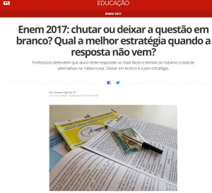 2º dia de Enem 2023: é melhor 'chutar' ou deixar em branco? Onde