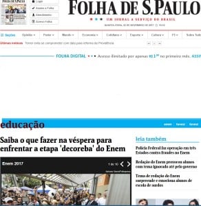 folha edu