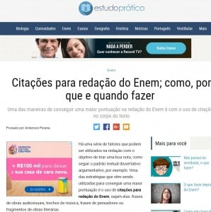 Estudo pratico