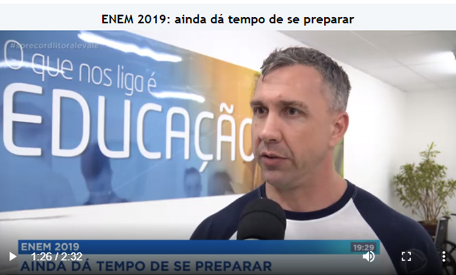 Enem 2019: ainda dá tempo de se preparar – RecordTV Vale