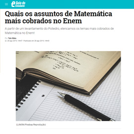 Quais os assuntos de Matemática mais cobrados no Enem? – Guia do Estudante