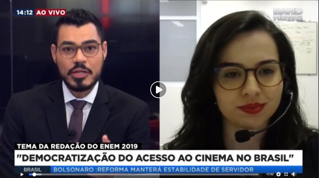 “Democratização do acesso ao cinema no Brasil” – BandNews TV