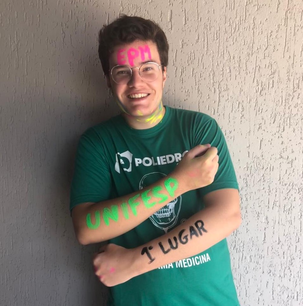 1º lugar em medicina da Unifesp, jovem de 18 anos usa piano para driblar nervosismo e aliviar stress – G1