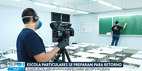 Escolas particulares se preparam para o retorno na semana que vem I SP2 – TV Globo