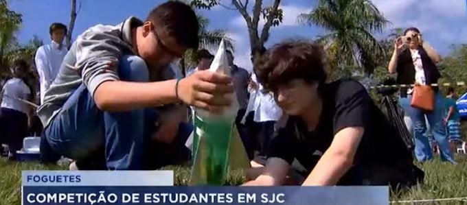 Mostra de lançamento de foguetes