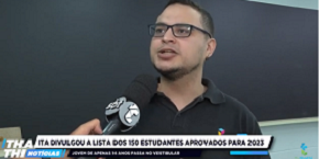 ITA divulgou a lista dos 150 estudantes aprovados para 2023 l TV Thathi SBT