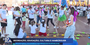 Projeto social leva diversão para crianças